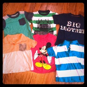 Boys 2t t shirt lot of 6